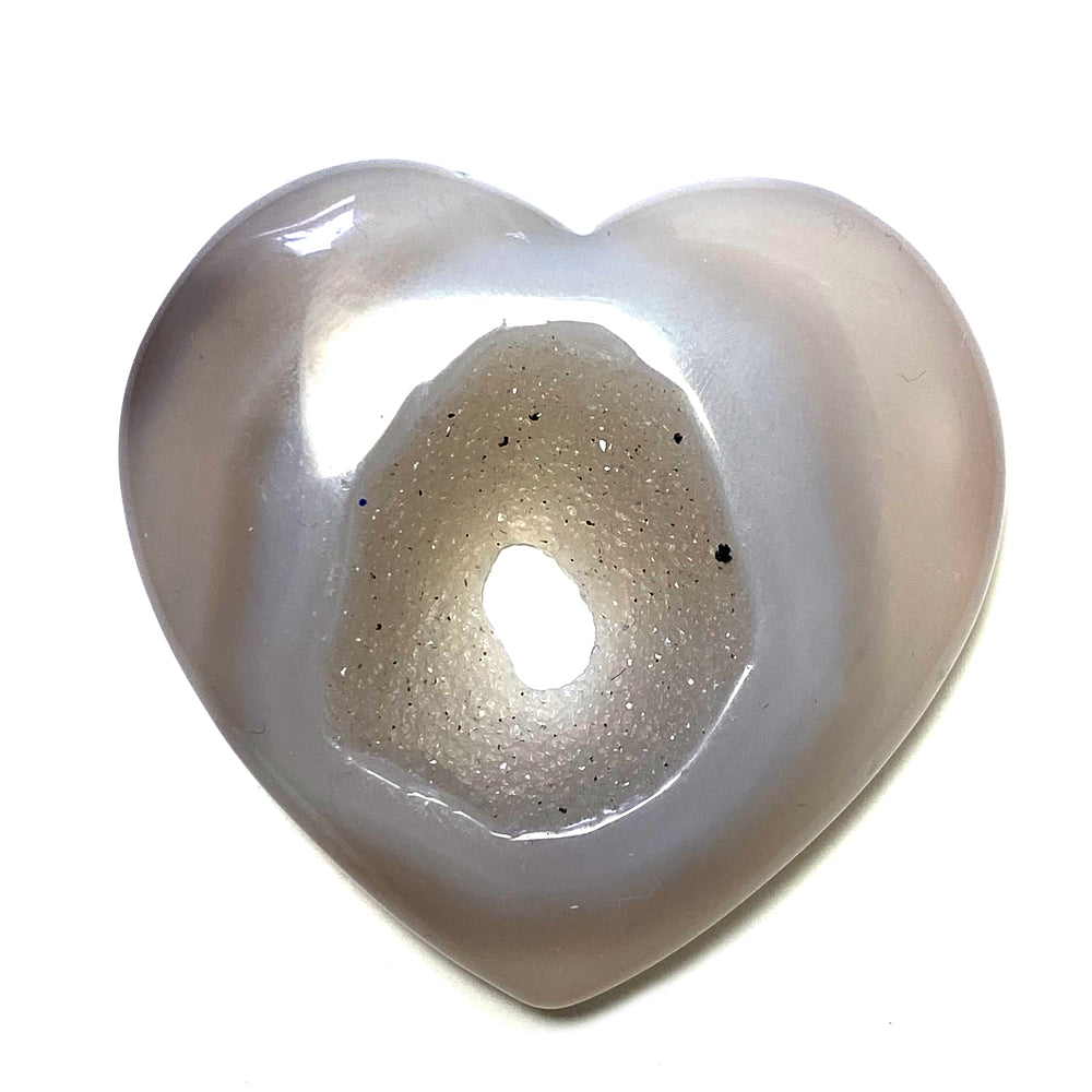 Druzy Agate Geode Polished Gemstone Moons Stars or Hearts!