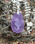 Seahorse of Patience and Determination pendant engraved Sea Glass Jewelry - choose your color - Cast a Stone