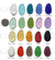 Fluer De Lis symbol pendant - Perfection, Light, and Life -engraved Sea Glass Jewelry - choose your color - Cast a Stone