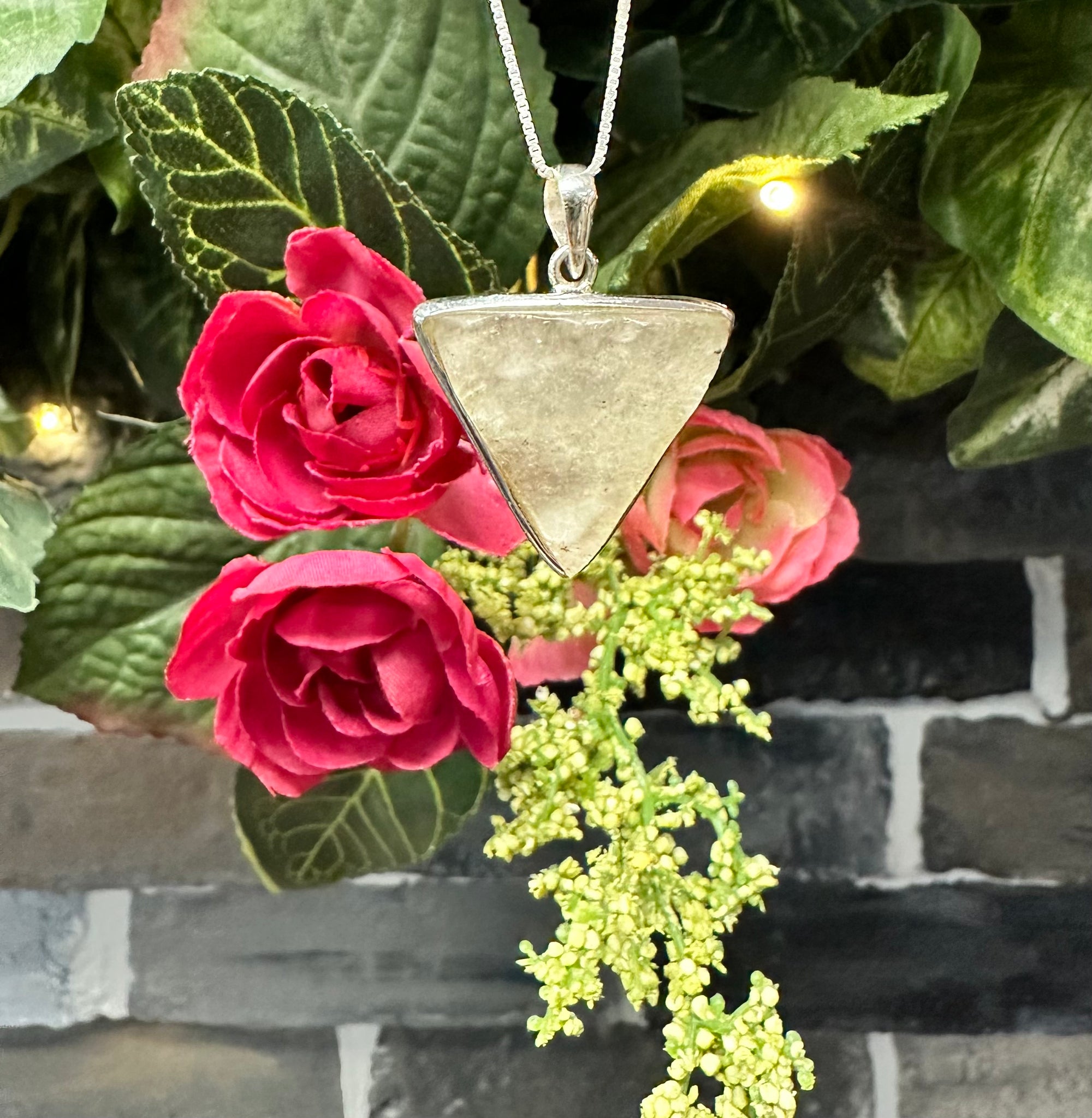 Libyan Desert Glass Natural Pendant Cast a Stone