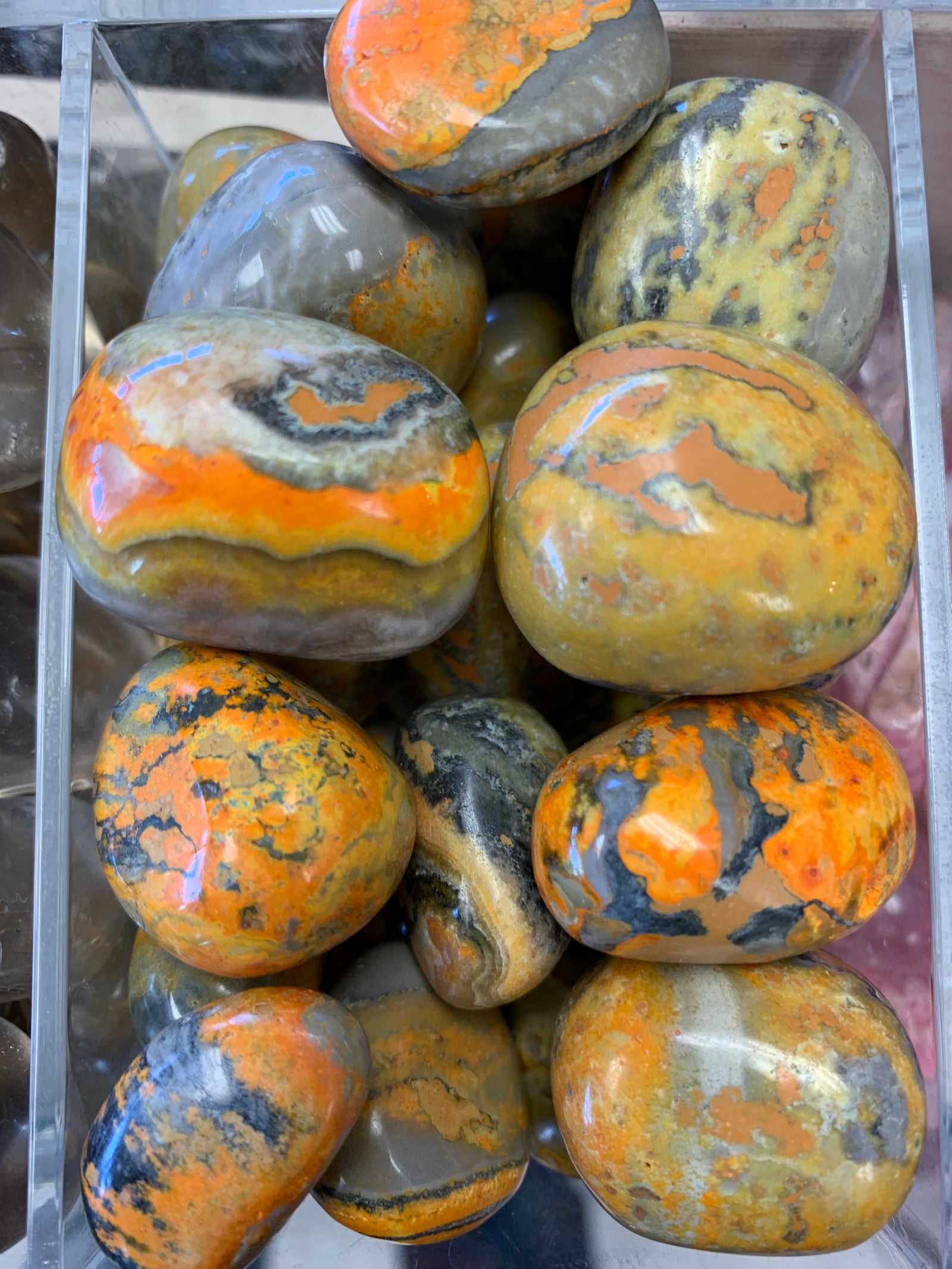 Bumblebee Jasper Tumbled Gemstone