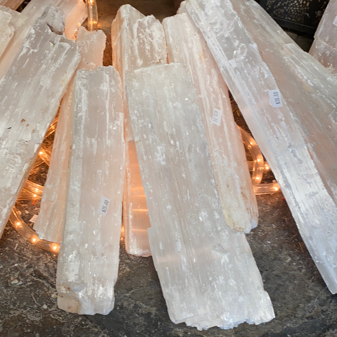 Large Selenite Log