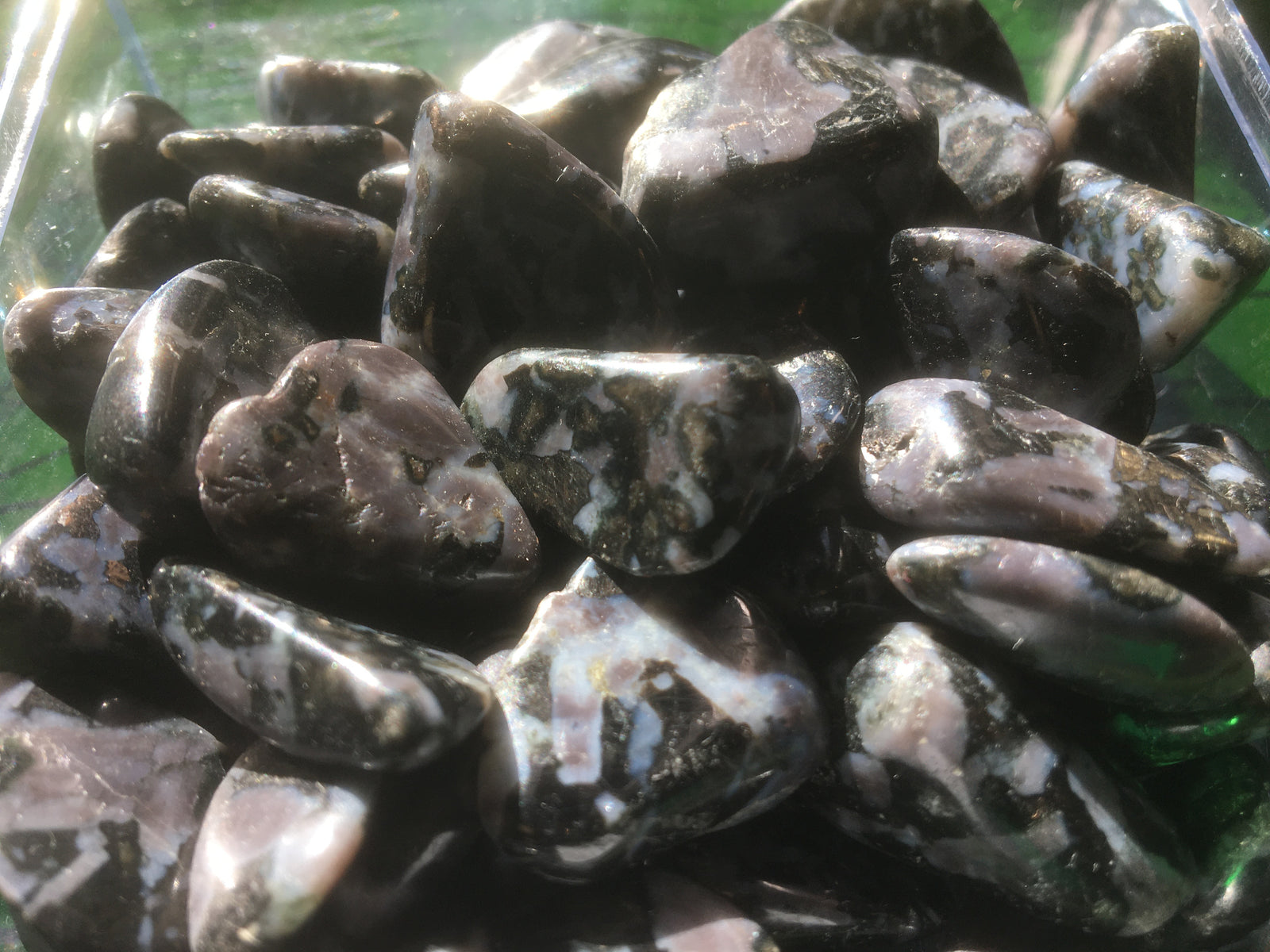 Merlinite Tumbled Gemstone