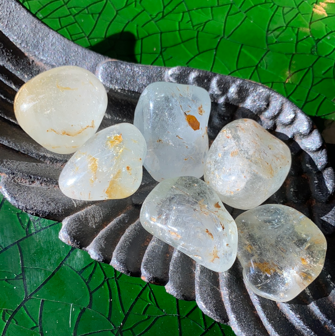 Blue Topaz Tumbled Gemstone