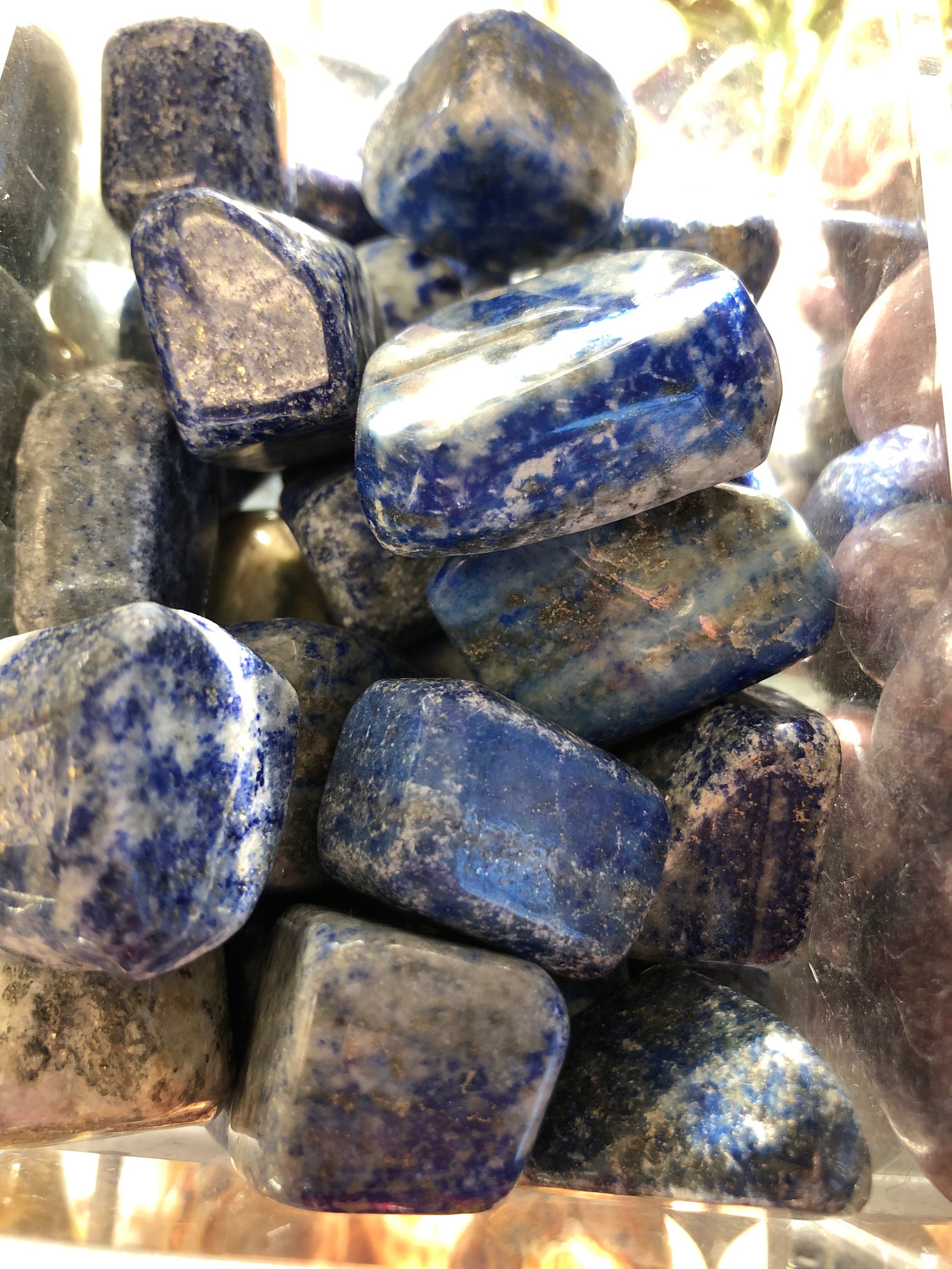 Lapis Lazuli Tumbled Gemstone