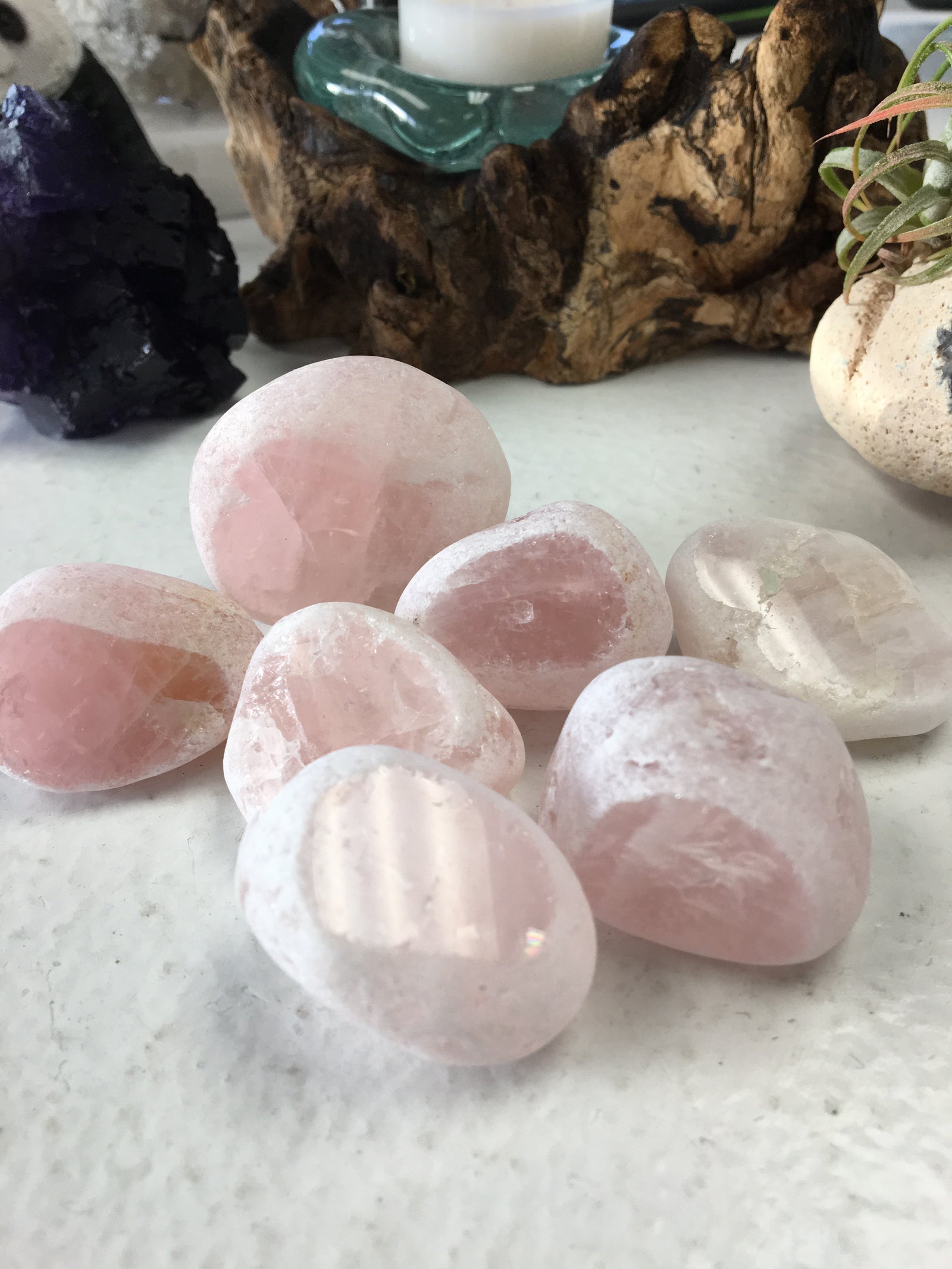 Rose Quartz Window Crystal