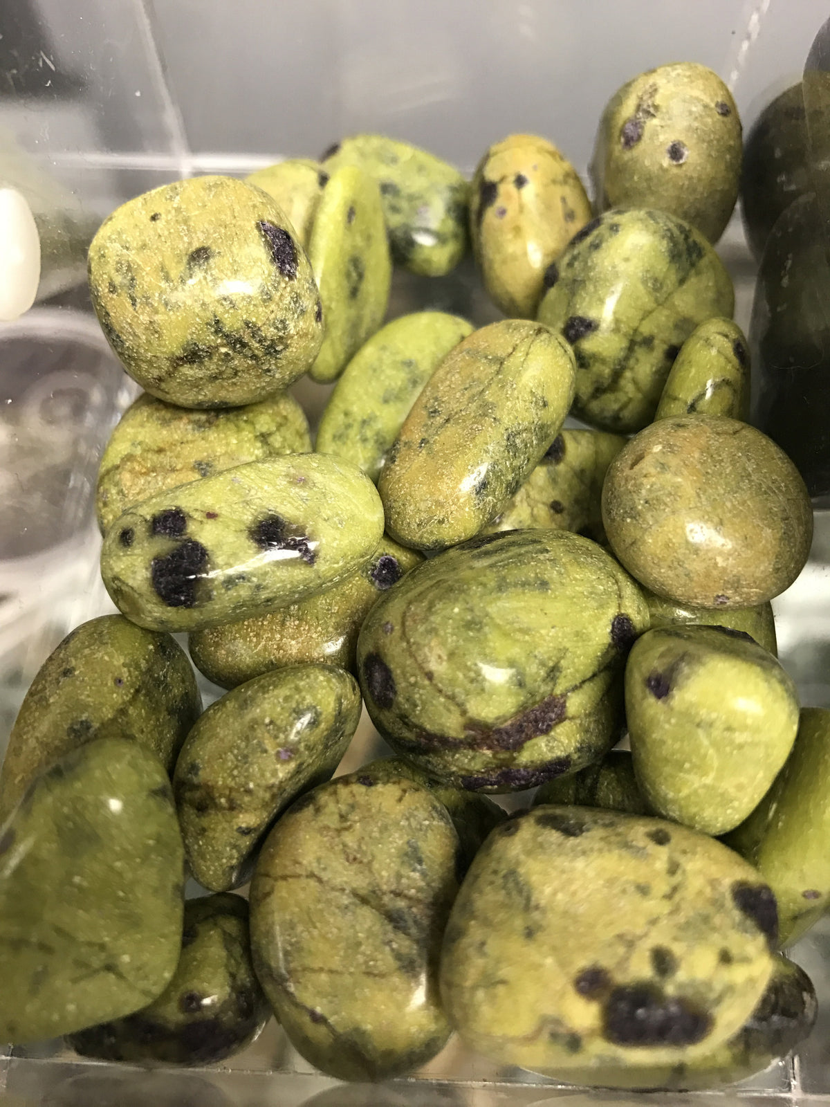 Atlantisite tumbled single gemstone - Cast a Stone