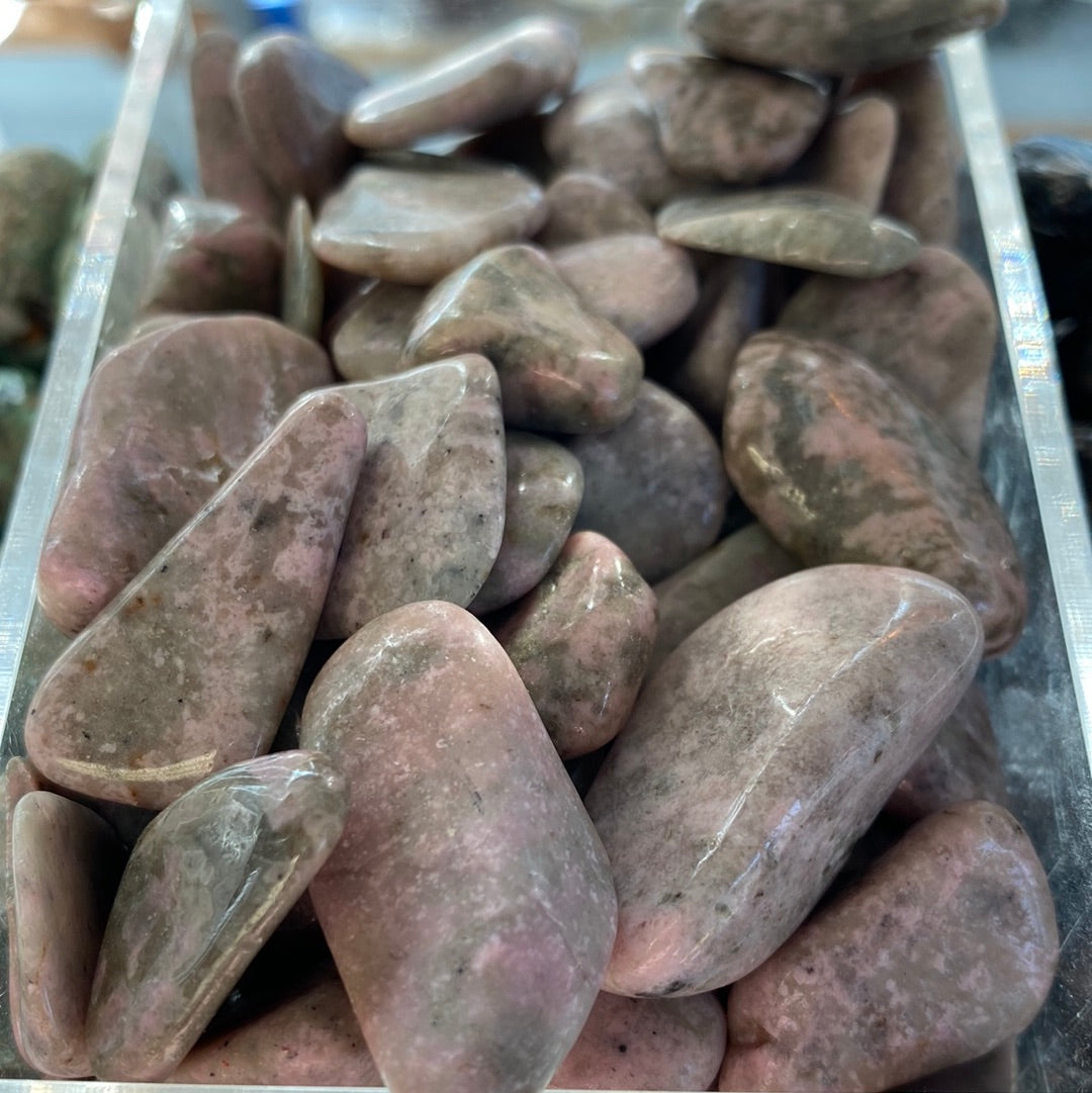 Thulite Tumbled Gemstone