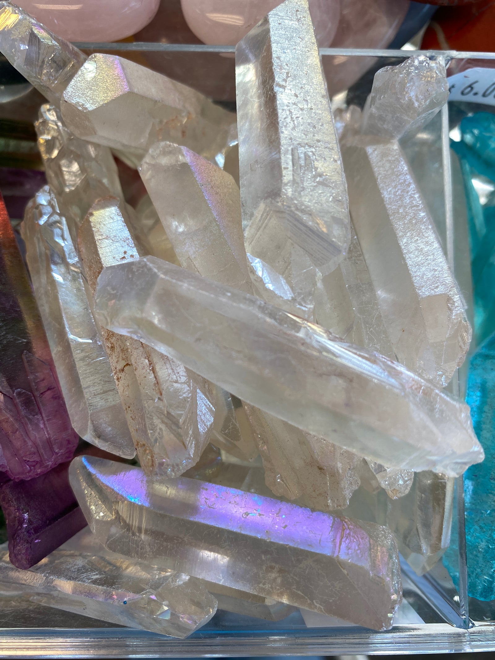 Angel Aura Quartz Point Gemstone