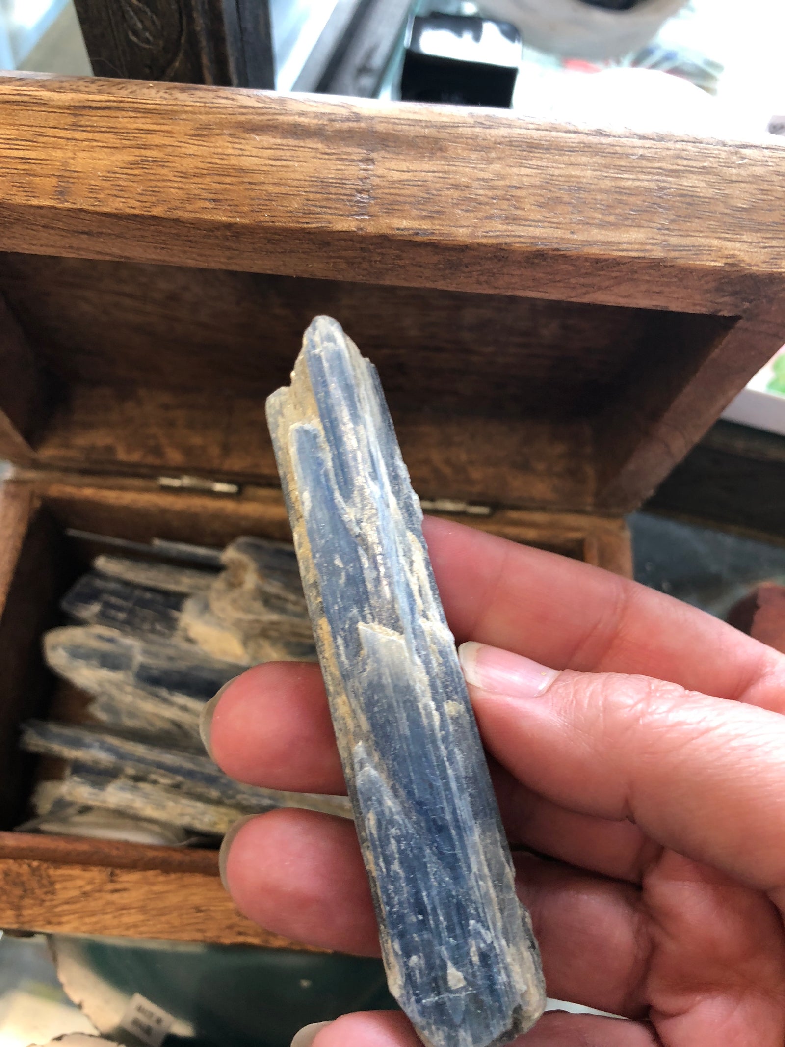 Blue Kyanite Gemstone Specimen