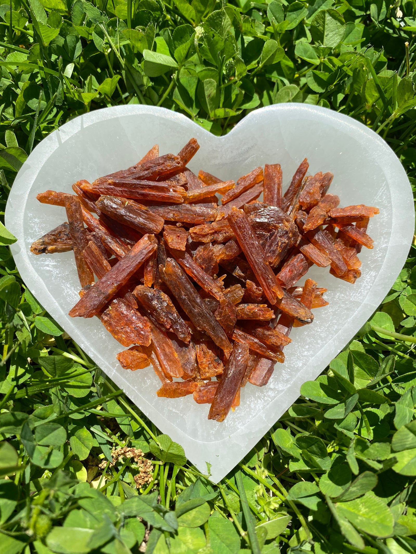 Orange Kyanite Natural Gemstone