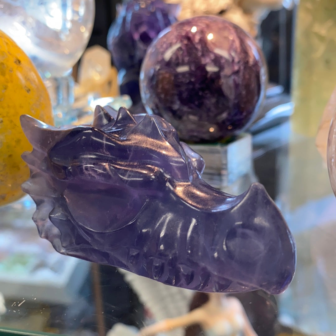 Gemstone Dragon Skull