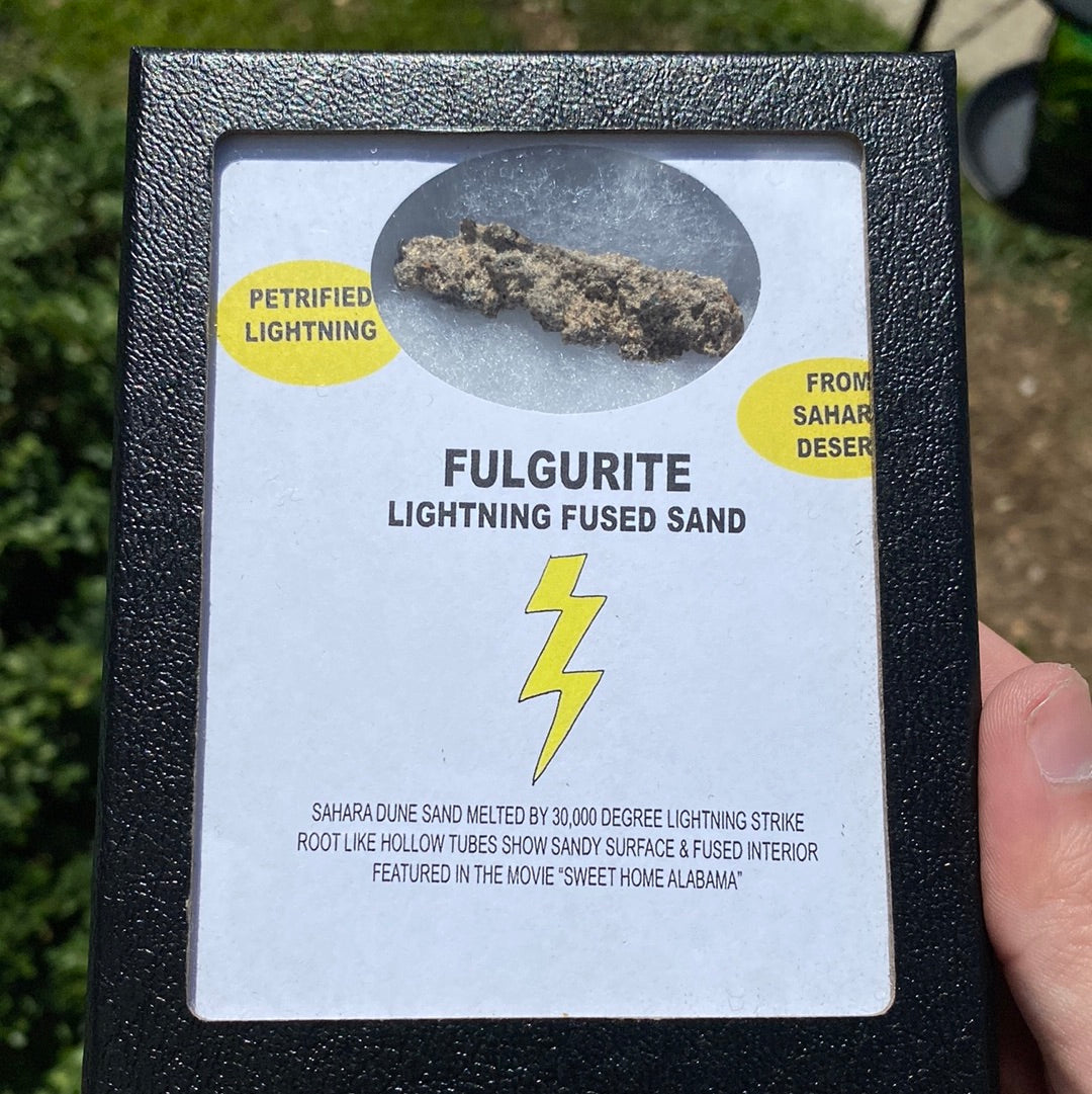 Fulgurite Specimen - Fossilized Lightning!