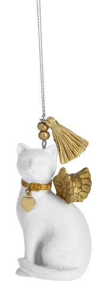 Cat Angel Ornament