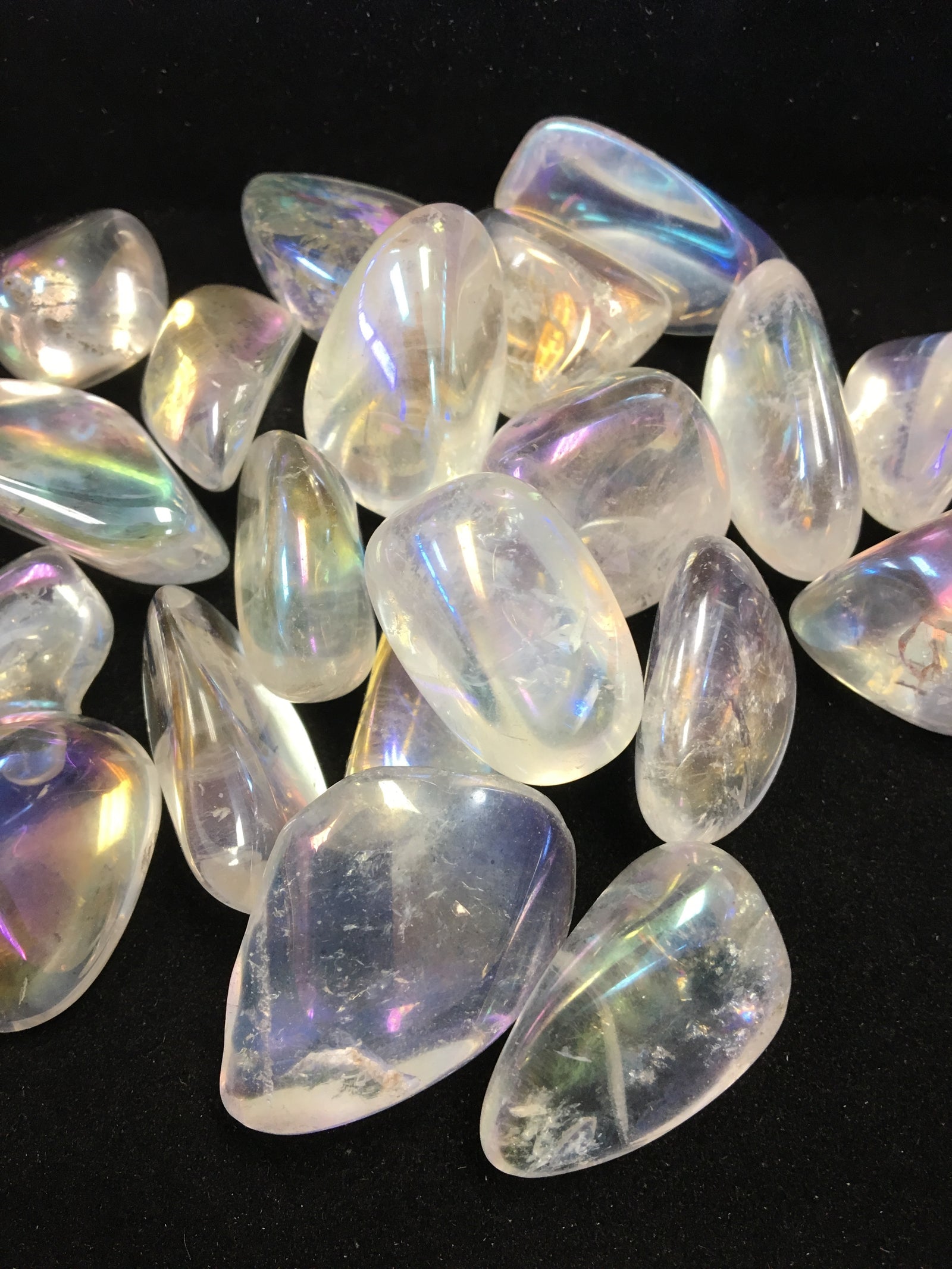 Angel Aura Quartz Tumbled Gemstone