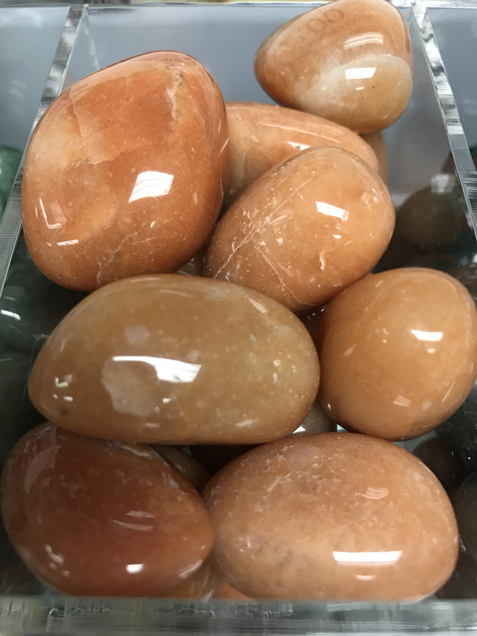 Red Aventurine Tumbled Gemstone