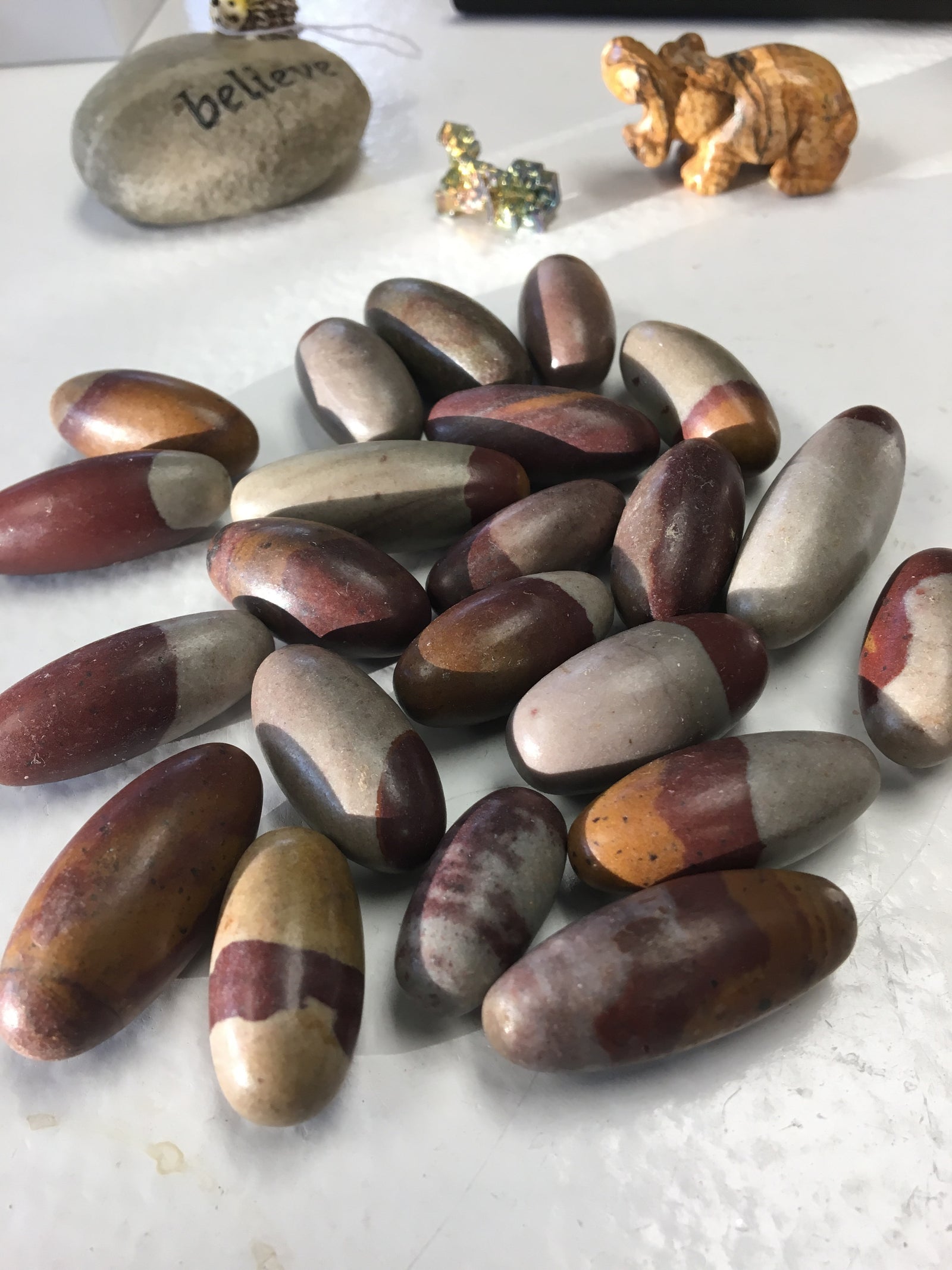 Shiva Lingam Tumbled Gemstone