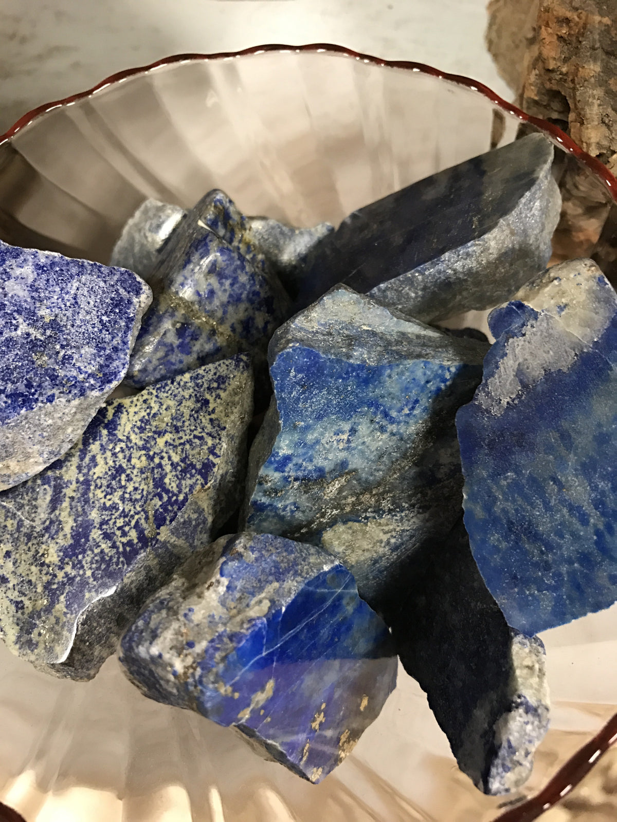 Lapis Lazuli polished face natural gemstone slab - Cast a Stone