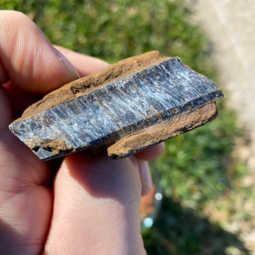 Blue Tiger Eye Natural Gemstone