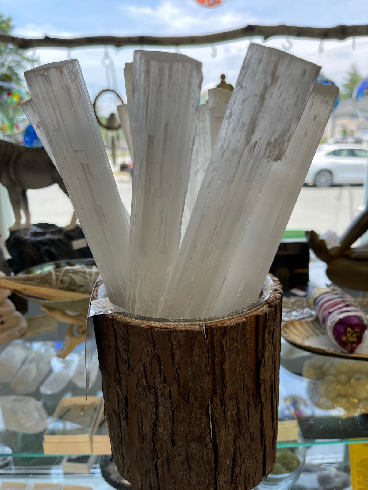 Selenite Wand Natural Gemstone 10"