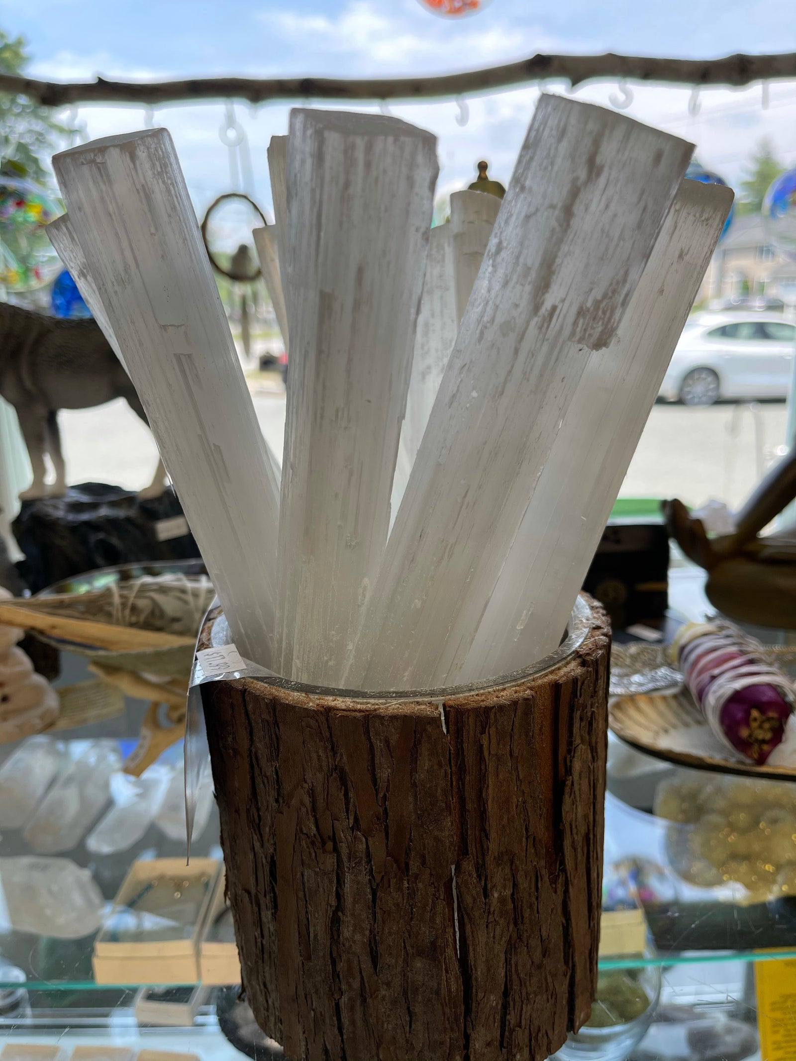 Selenite Wand Natural Gemstone 10"