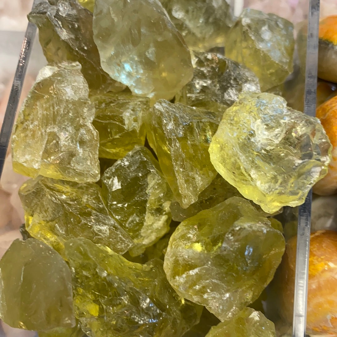 Green Gold Citrine Natural Gemstone