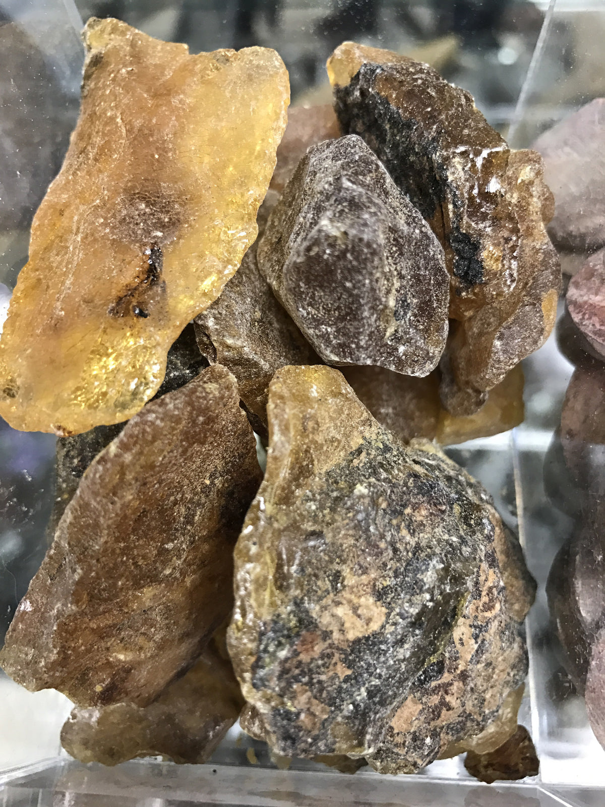 Amber Natural Single Gemstone - Cast a Stone