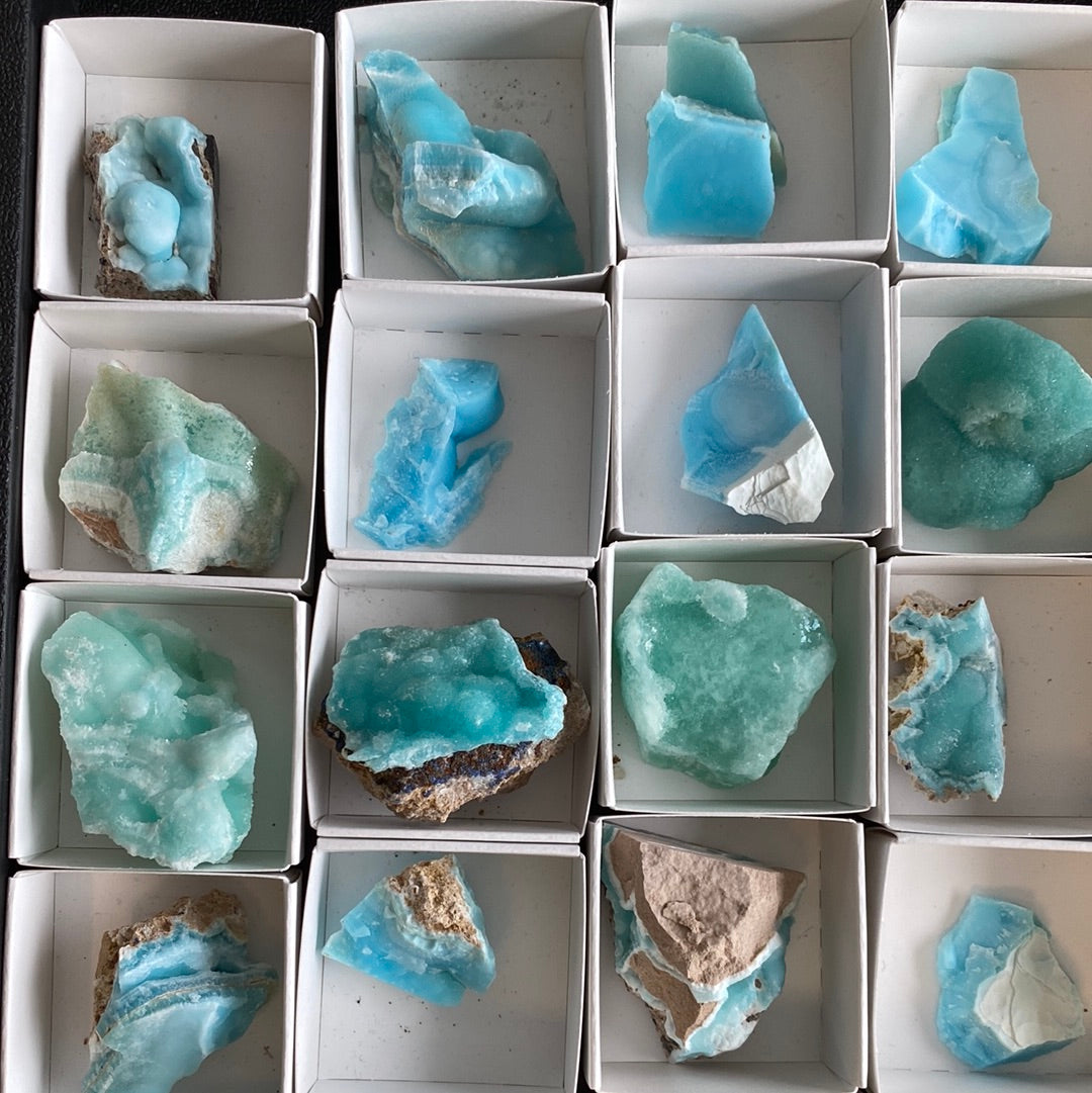 Blue Aragonite Natural Specimen