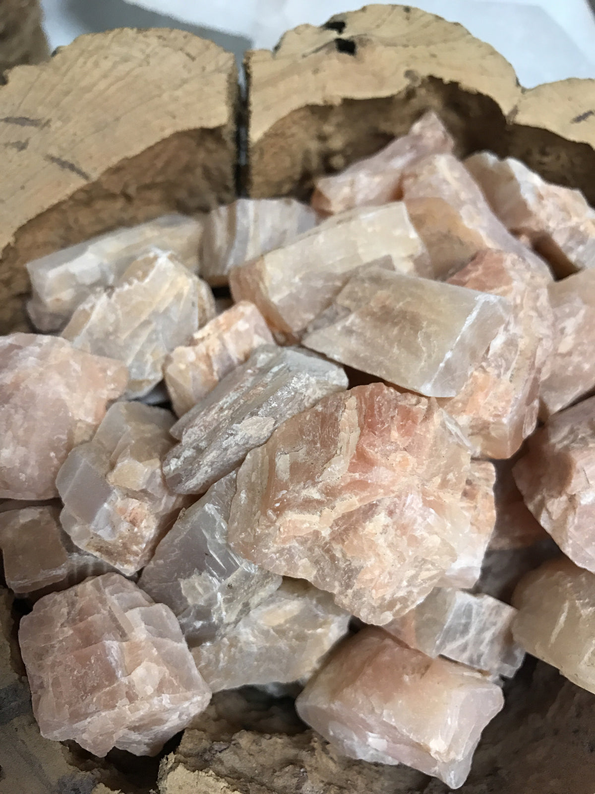 Moonstone raw Natural gemstone - Cast a Stone