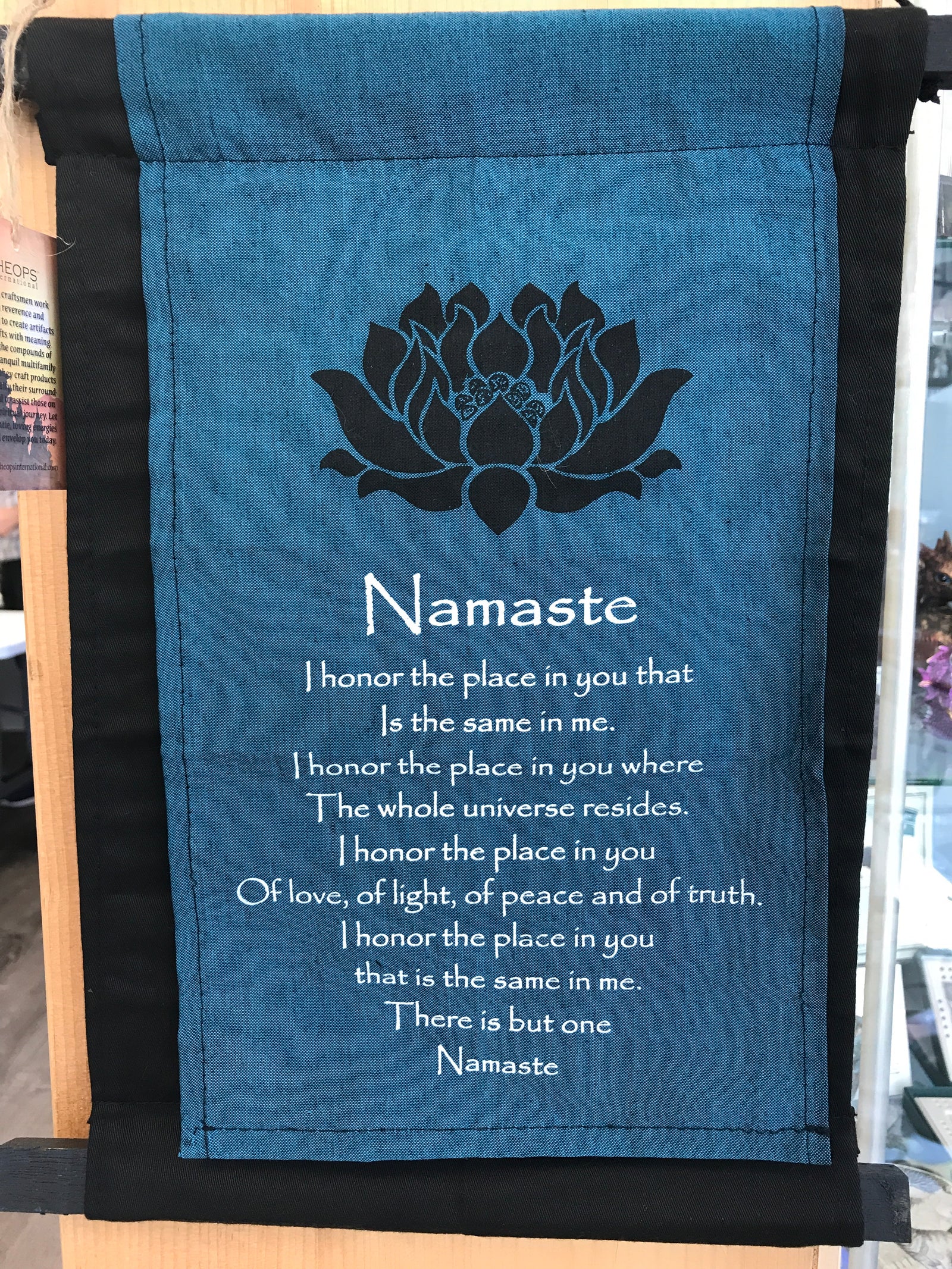 Namaste banner - Cast a Stone
