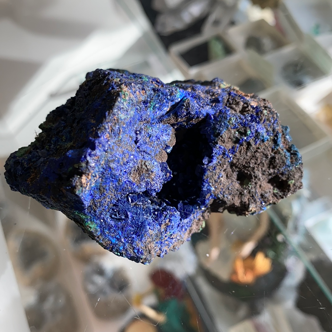 Azurite with Malachite Natural Specimen