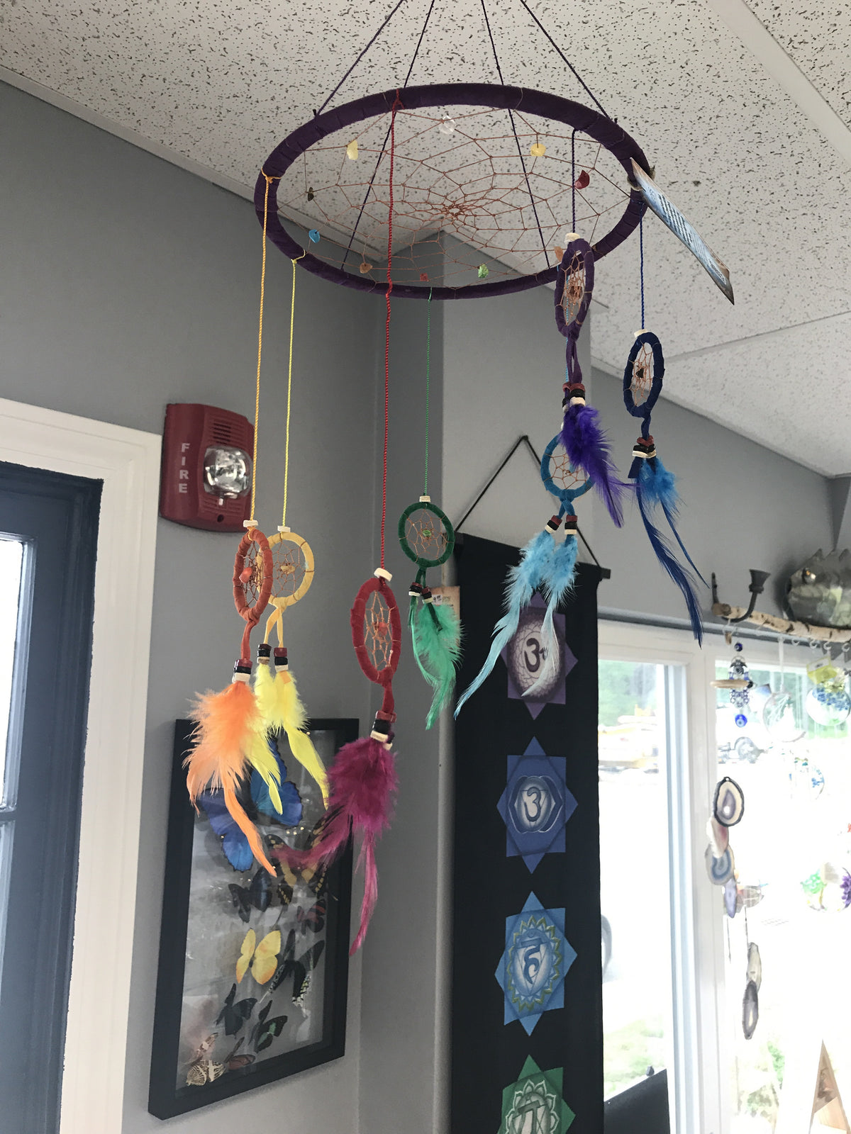 Chakra dreamcatcher mobile - Cast a Stone