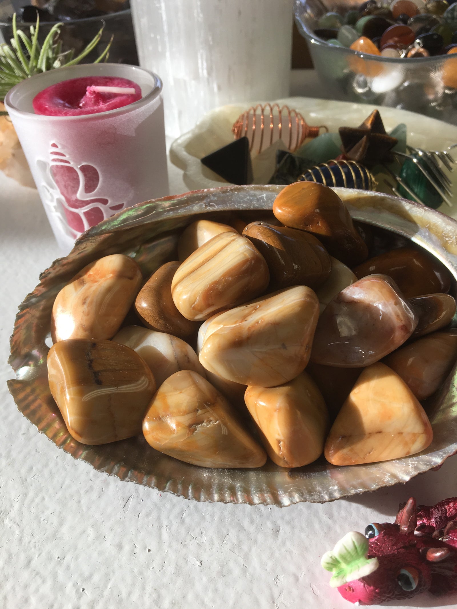 Yellow Jasper Tumbled Gemstone