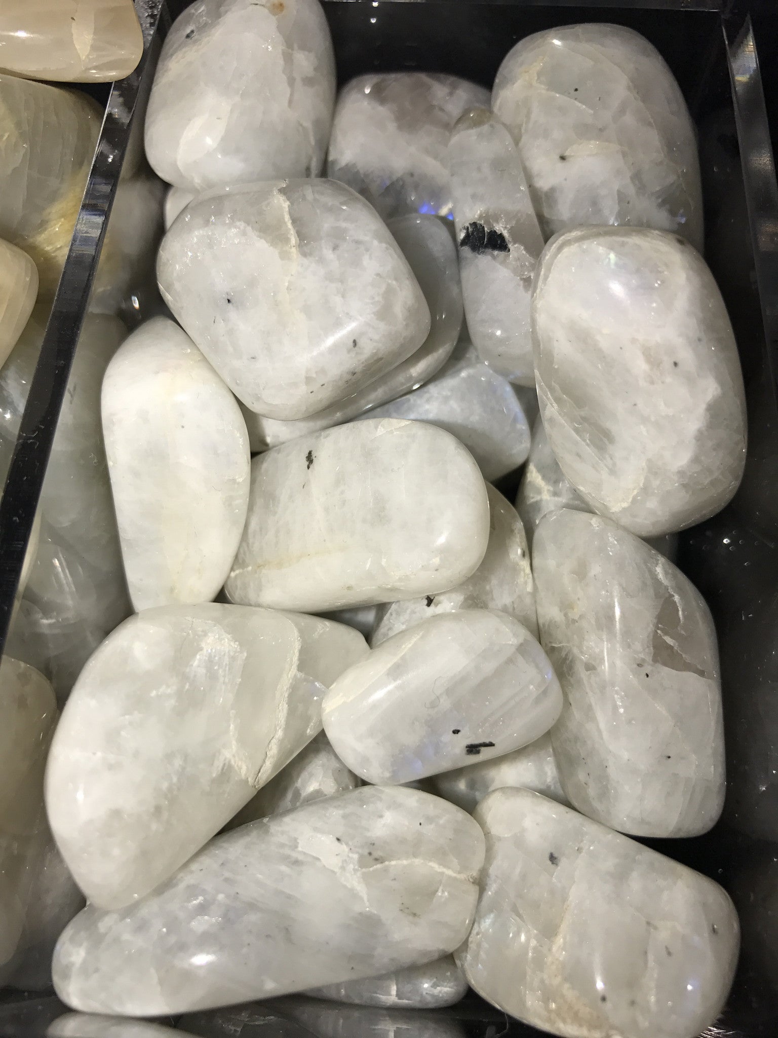 Rainbow Moonstone Tumbled Gemstone