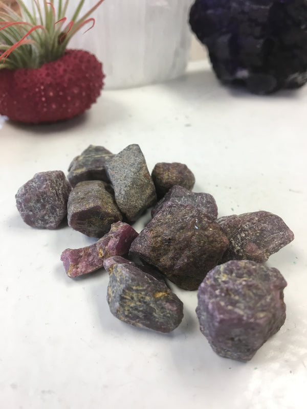Ruby Natural Gemstone - Cast a Stone