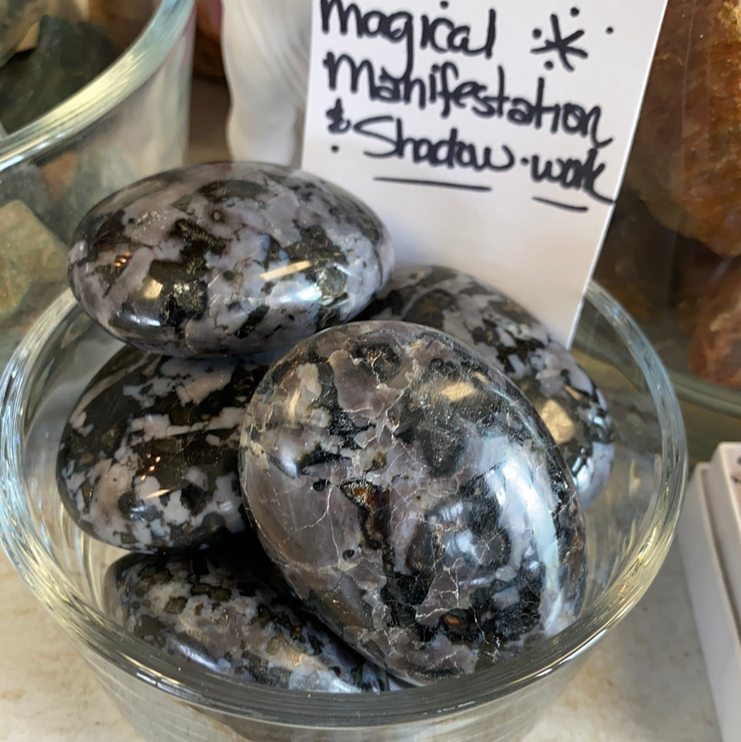 Mystic Merlinite Pebble Tumbled Gemstone