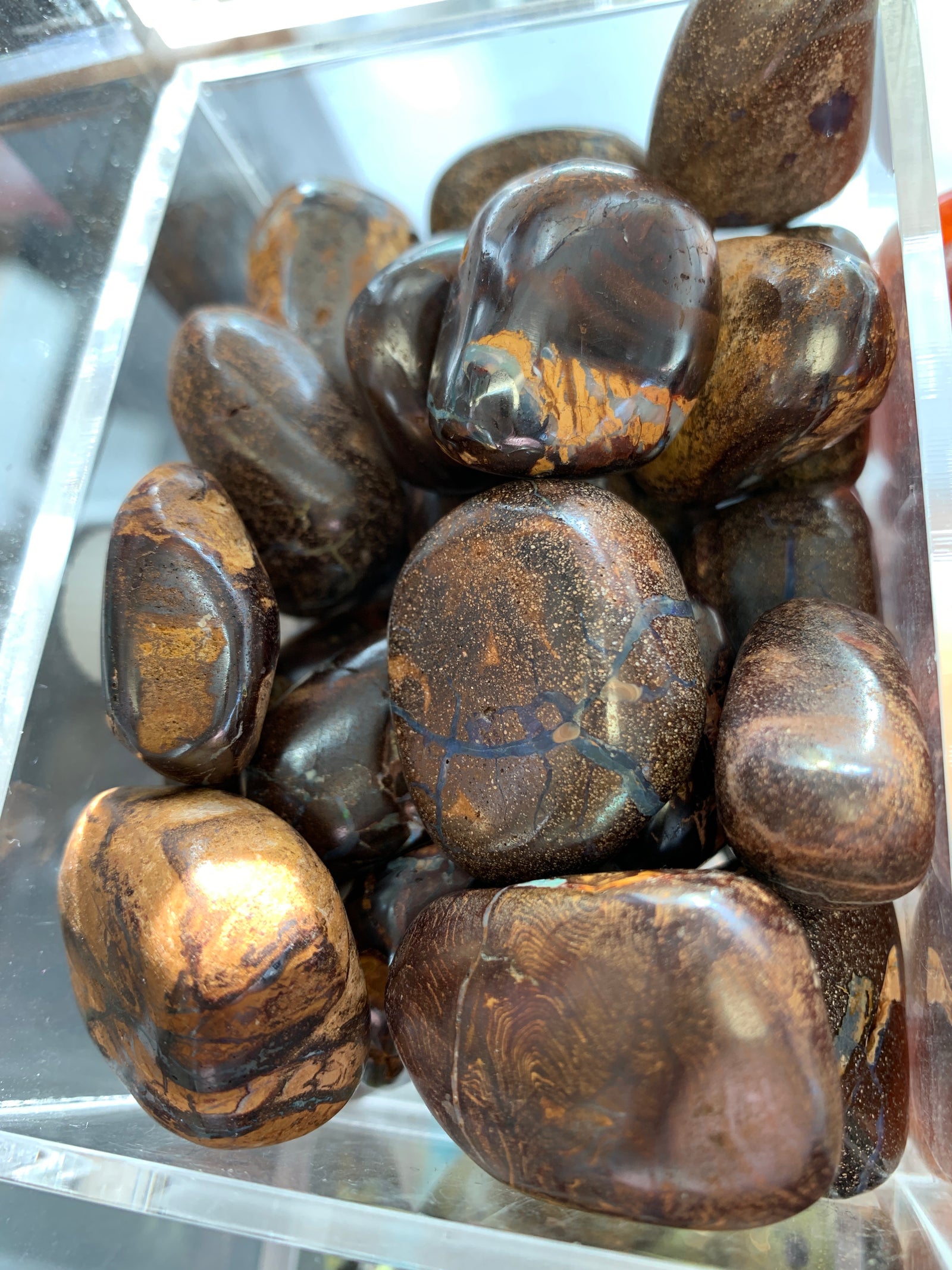 Boulder Opal Tumbled Gemstone