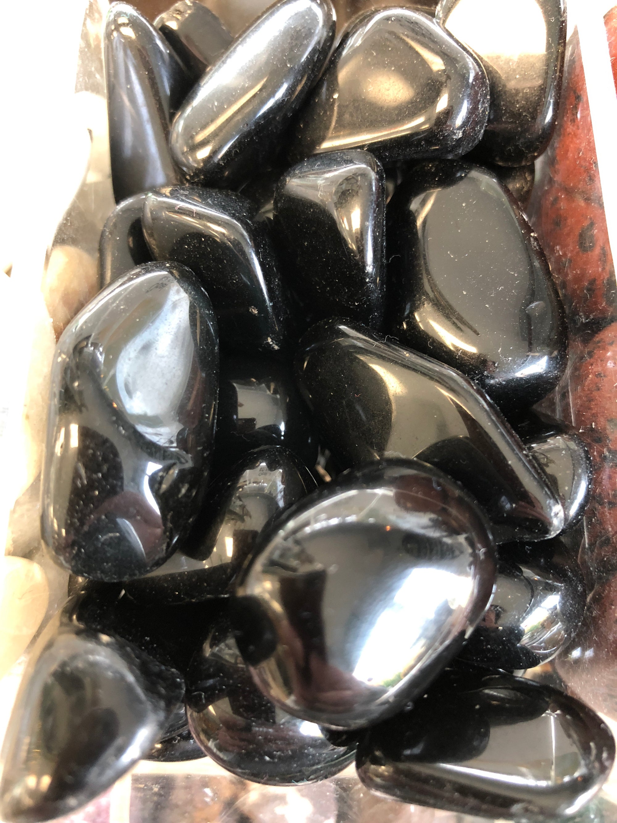 Black Obsidian Tumbled Gemstone