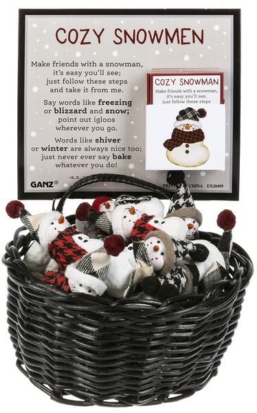 Cozy Snowmen Pocket Token
