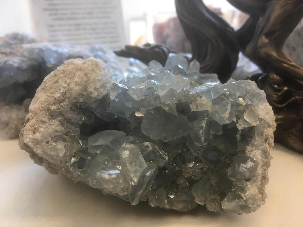 Celestite Natural Cluster