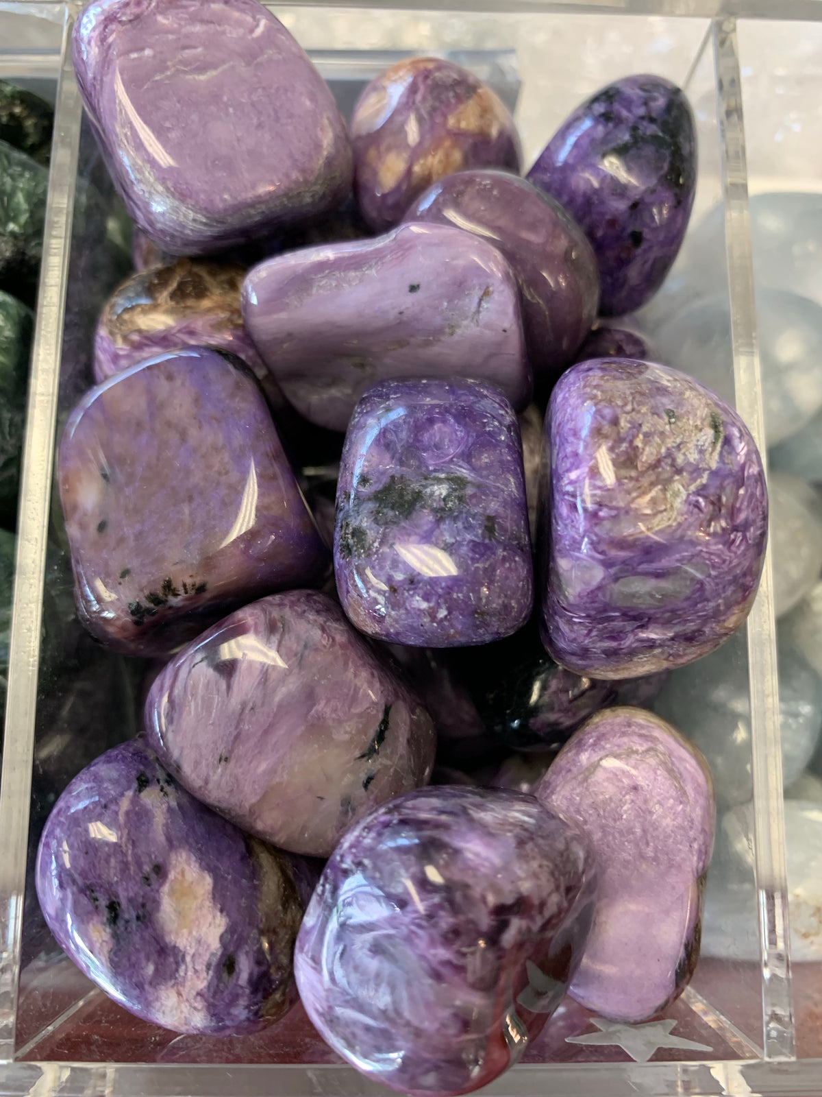 Charoite Tumbled Gemstone (Russia)