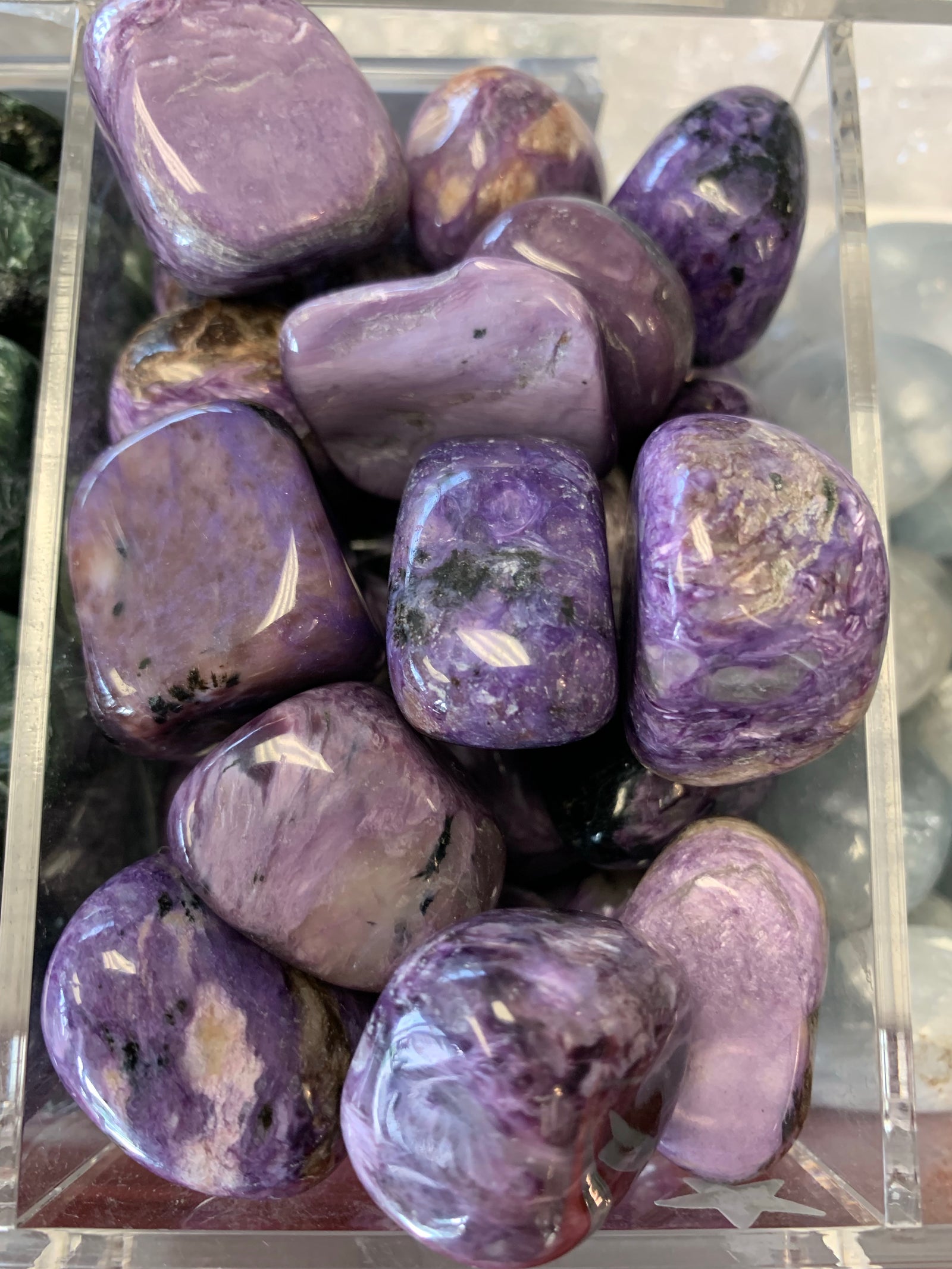 Charoite Tumbled Gemstone (Russia)