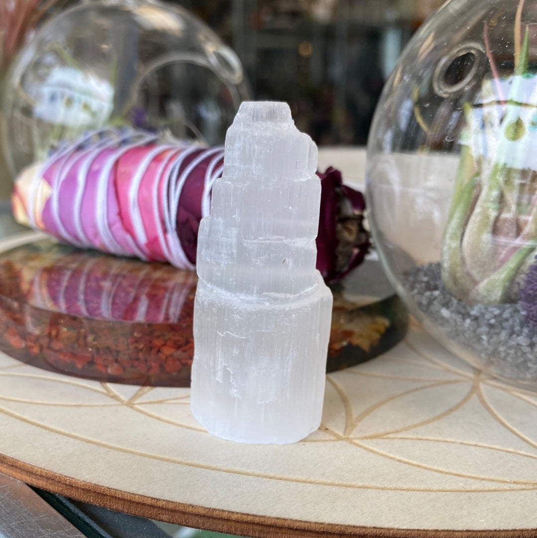 Selenite Mini Tower