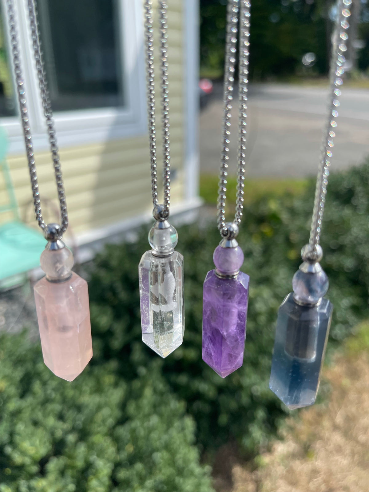 Gemstone Bottle Pendant