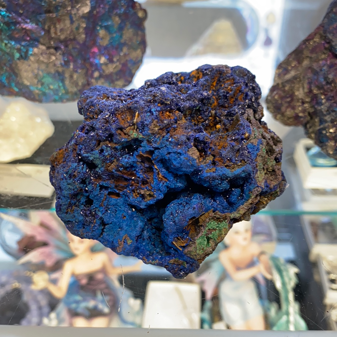 Azurite with Malachite Natural Specimen
