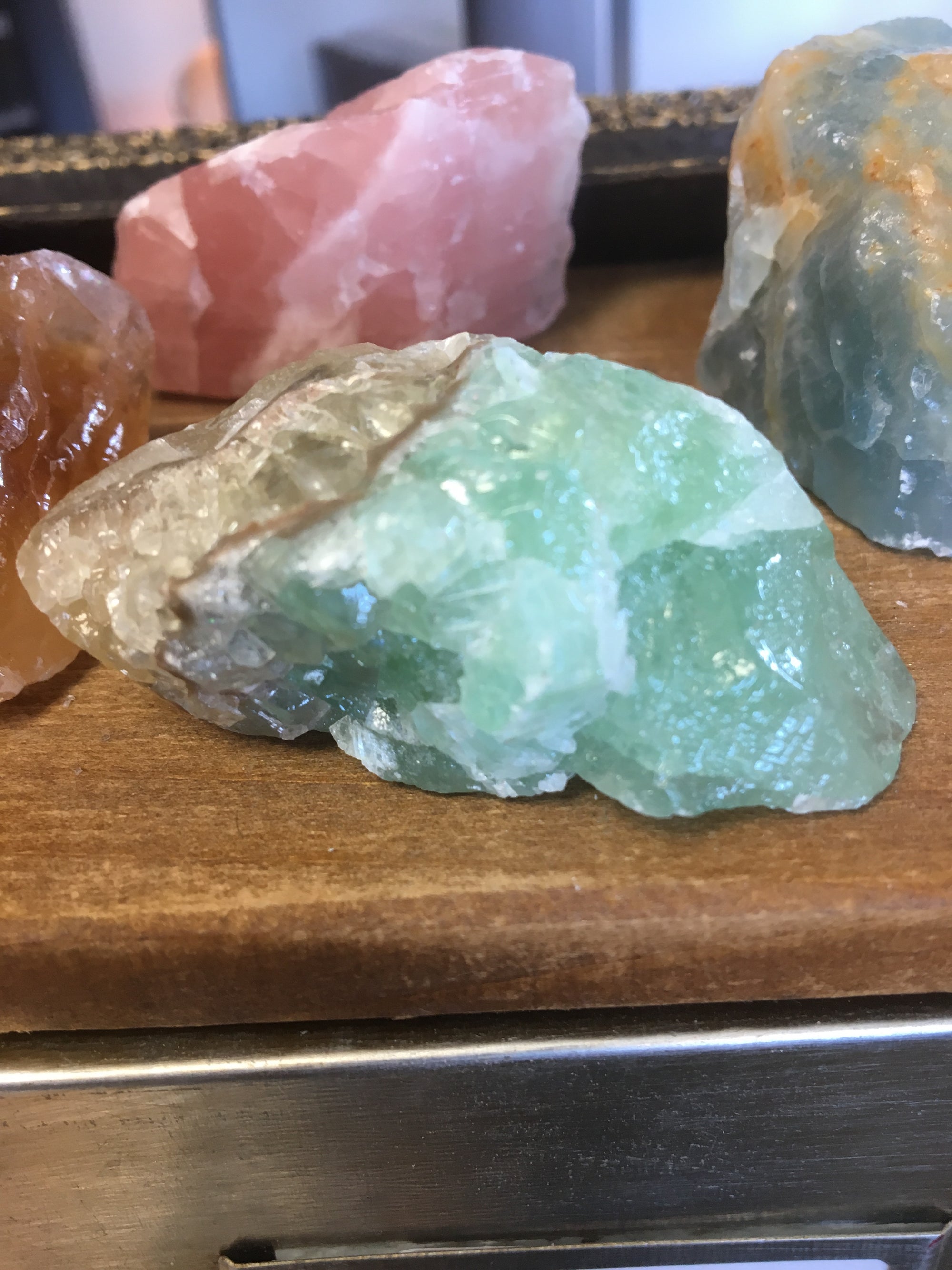 Green Calcite Natural Gemstone