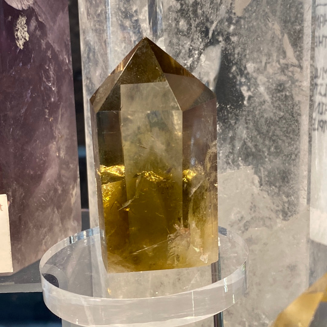 Lemon Topaz Polished Gemstone Point - 2" - 5"