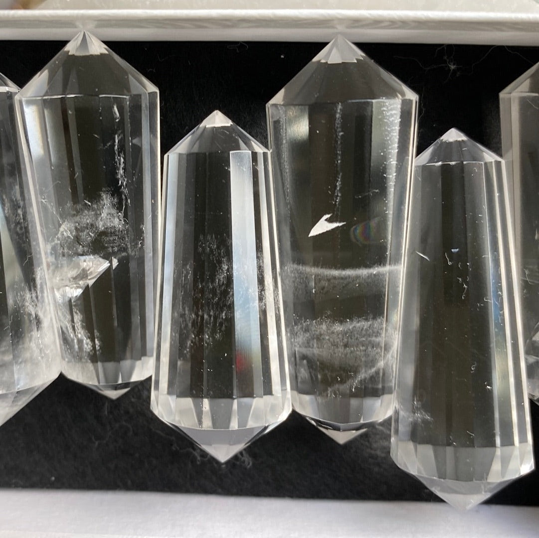 Small 16-Facet Double Terminated Quartz Point