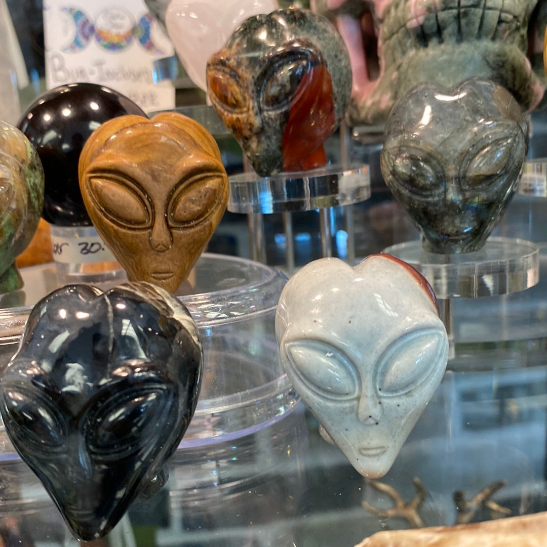 Fine Collection Alien 20+ Alien Treasures & UFO Collectibles | Cosmic Collection - Cast a Stone