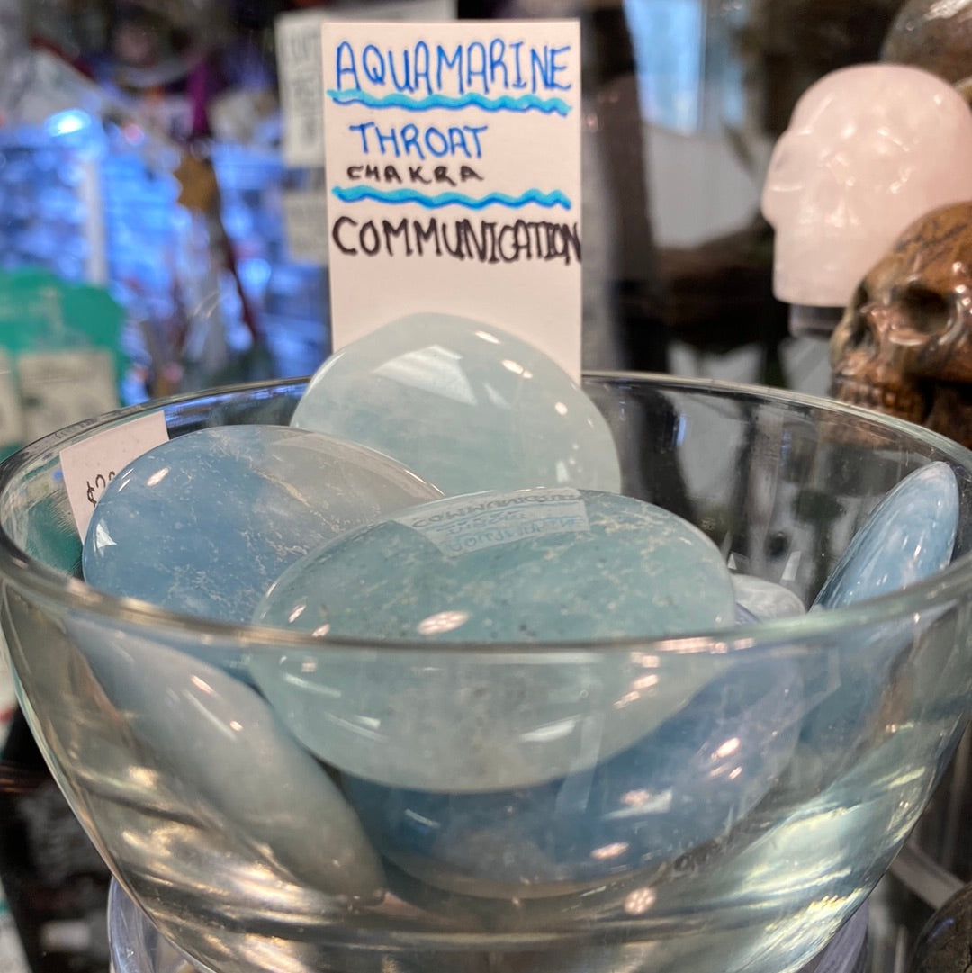 Aquamarine Soothing Polished Gemstone